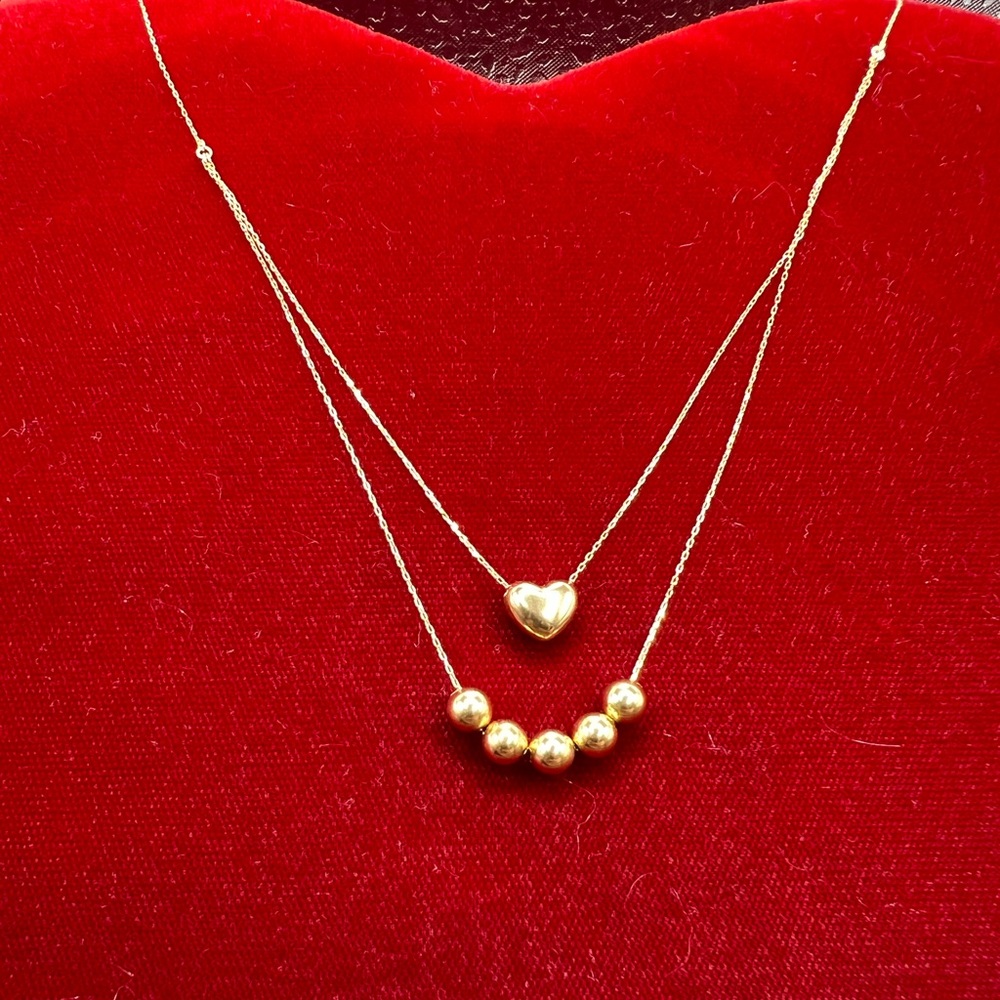 18k gold necklace